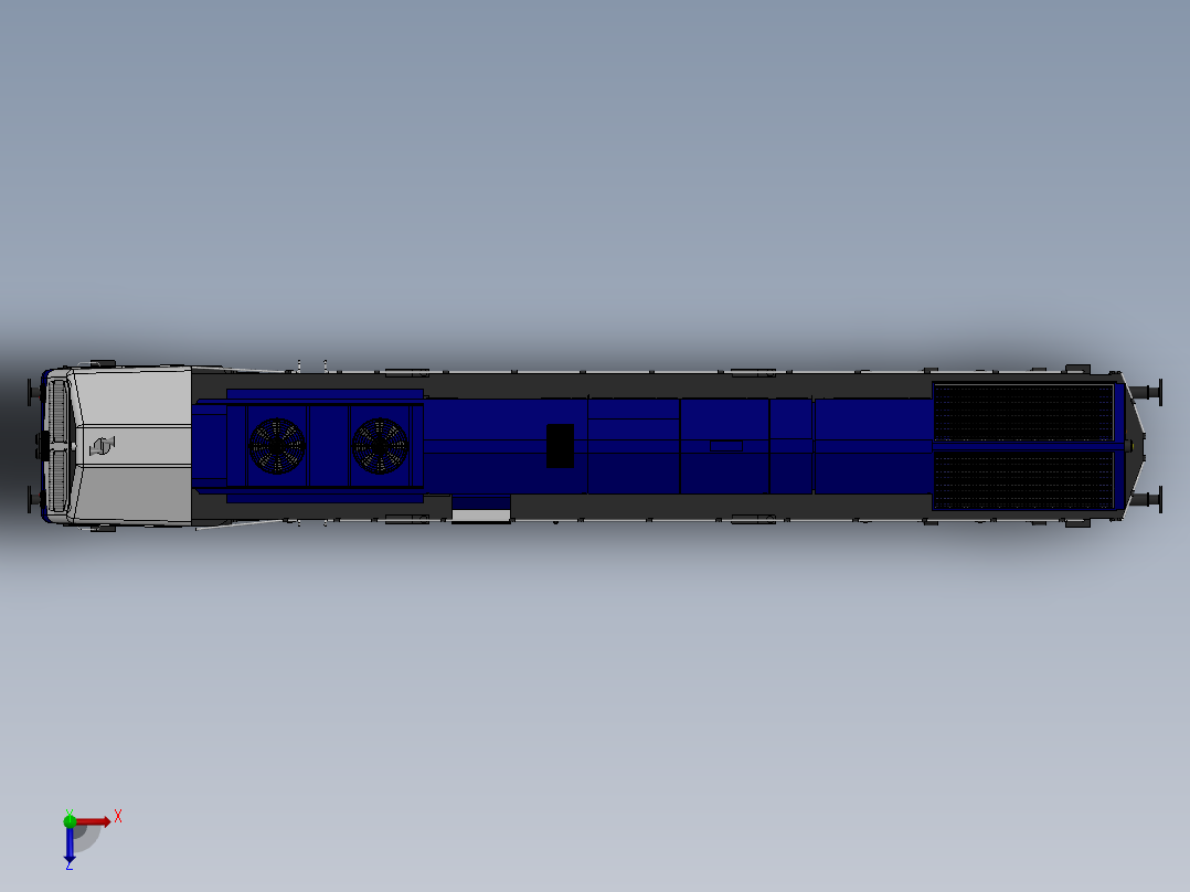 火车、动车、高铁(38)俯视图