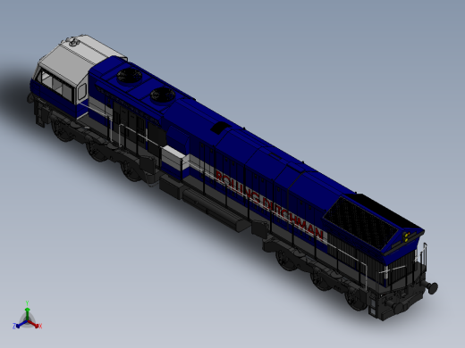 火车、动车、高铁(38)正等轴测缩略图