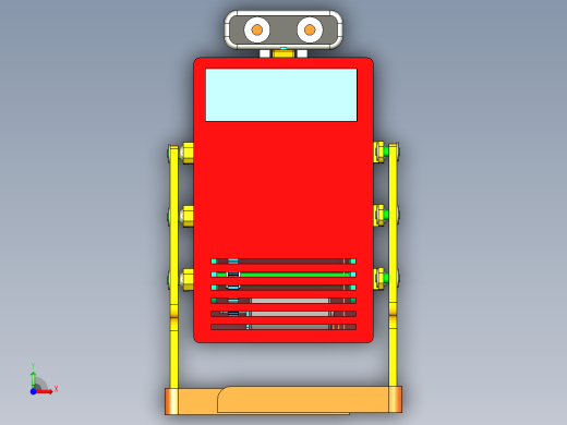 步行机器人前视缩略图