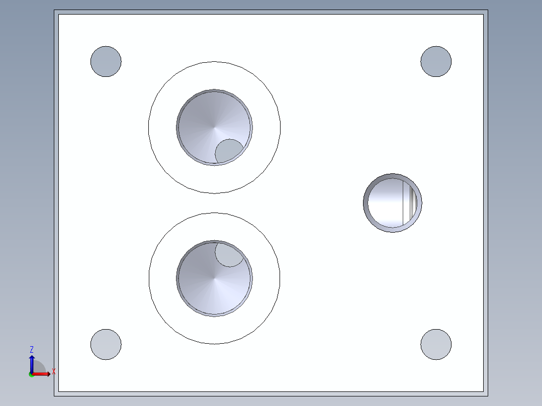 NG6-1站专用液压块前视图