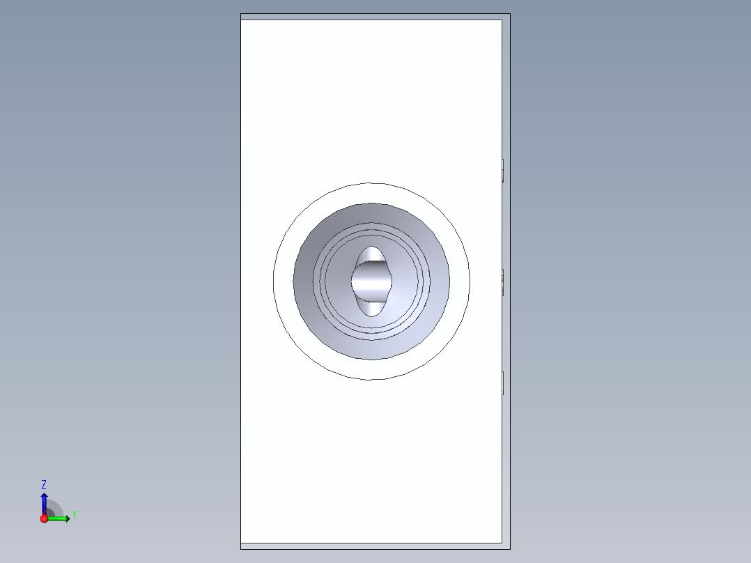 NG6-1站专用液压块右视图
