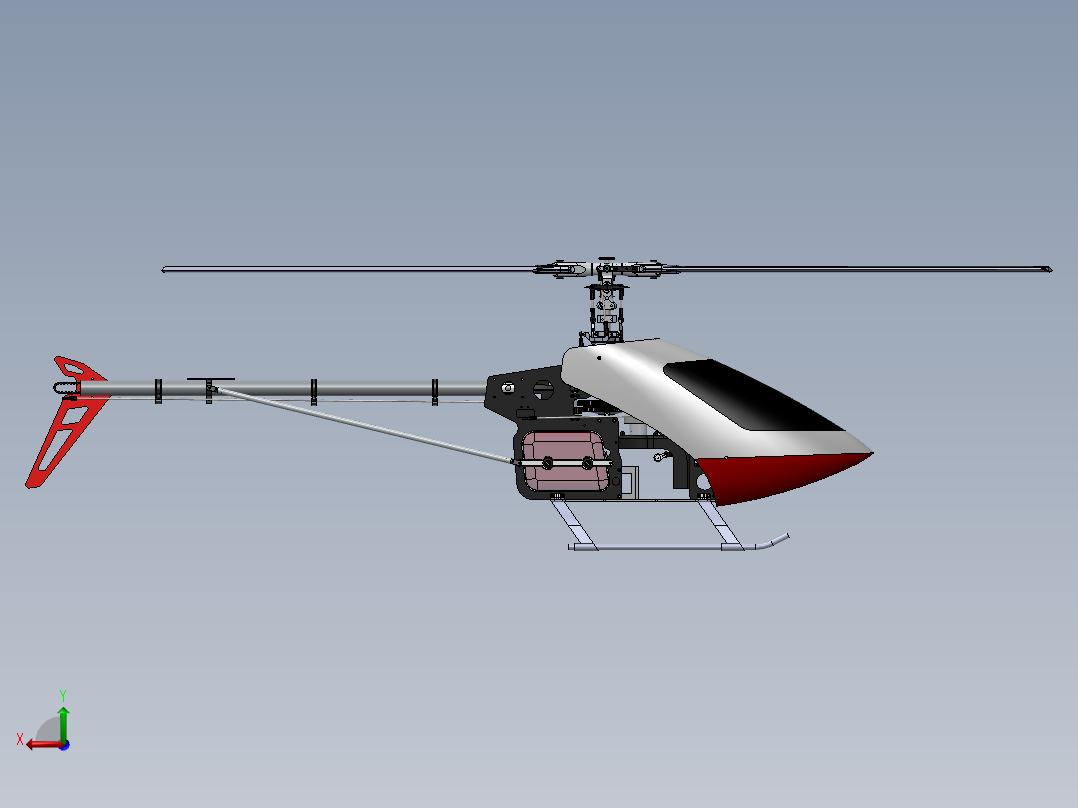 直升机(34)后视图