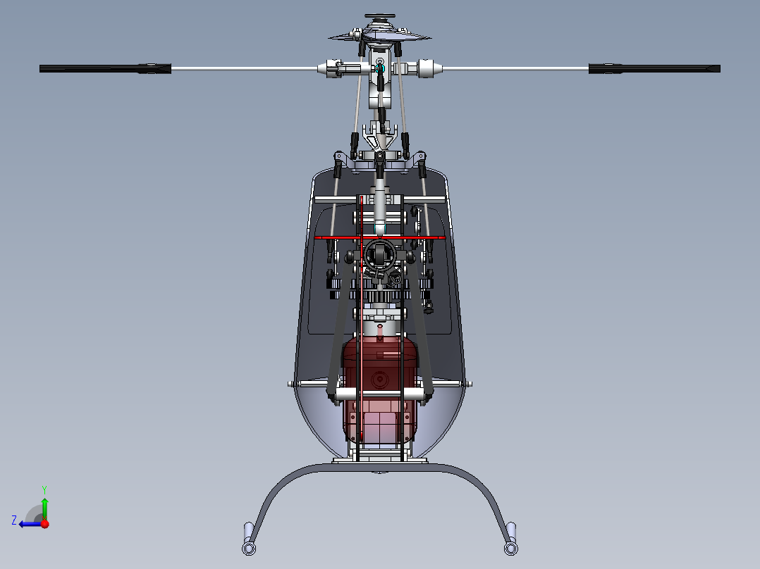 直升机(34)右视图