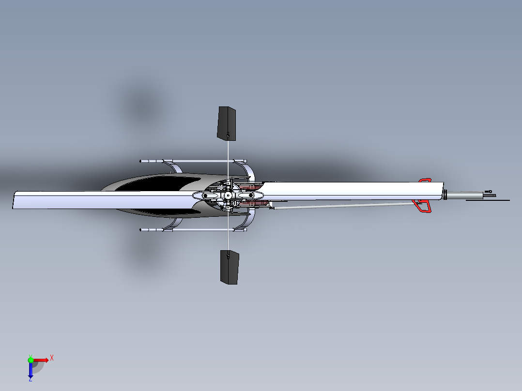 直升机(34)俯视图