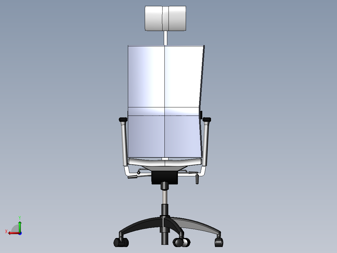 椅子、凳子(47)后视图