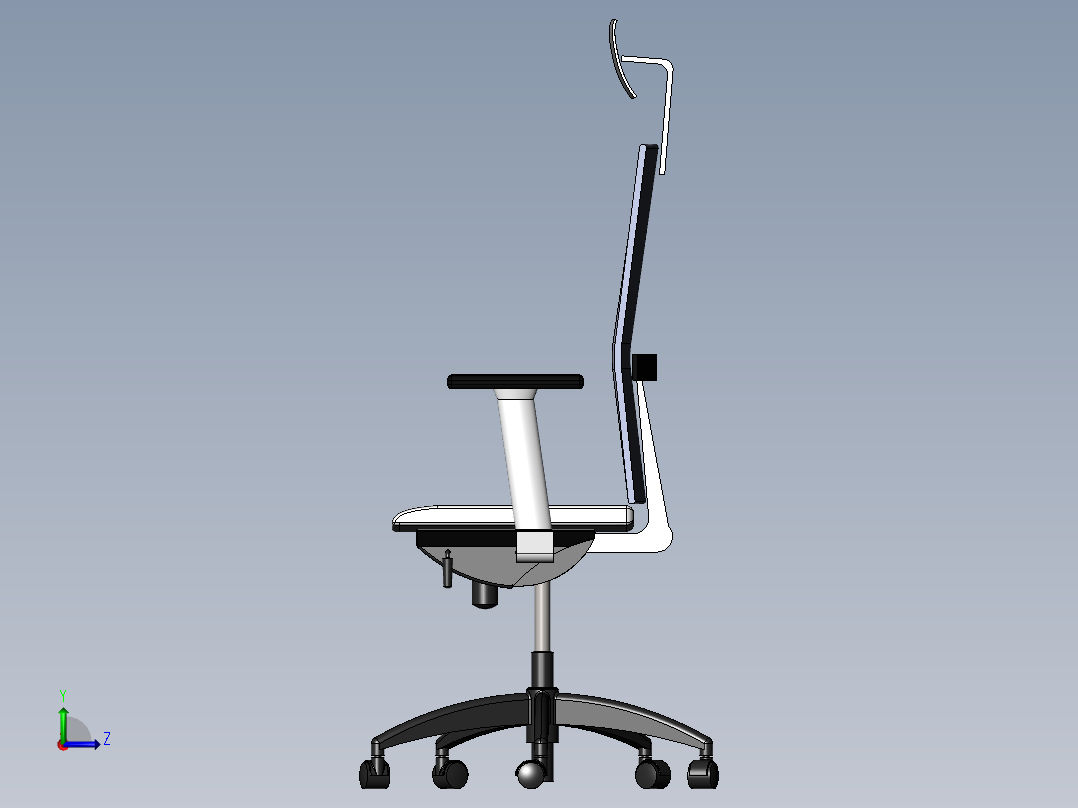 椅子、凳子(47)左视图