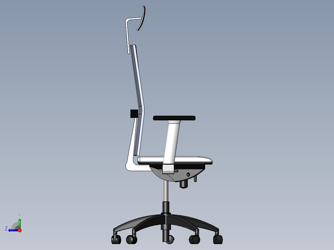 椅子、凳子(47)右视图