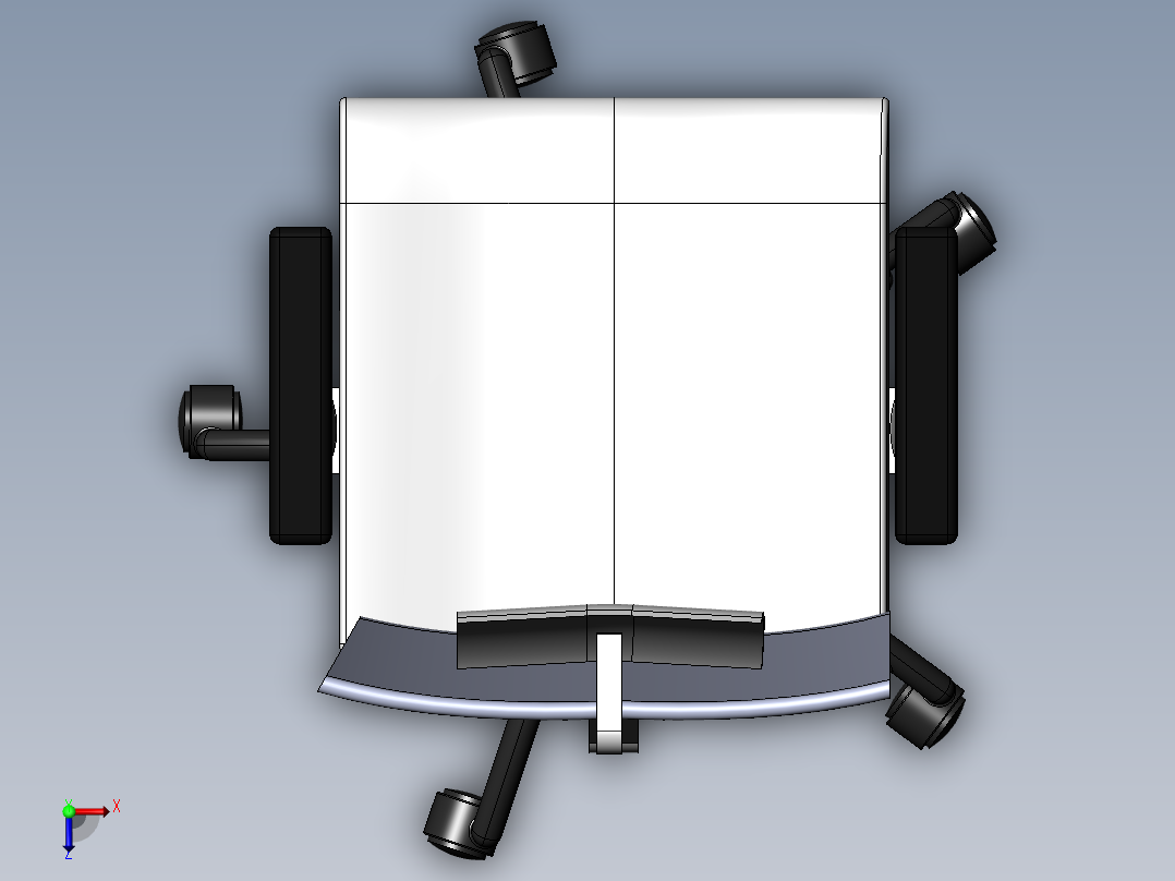 椅子、凳子(47)俯视图