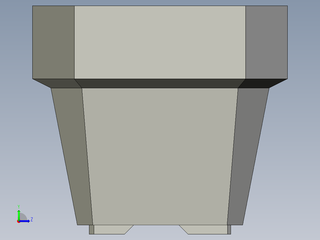 迷你花盆左视图