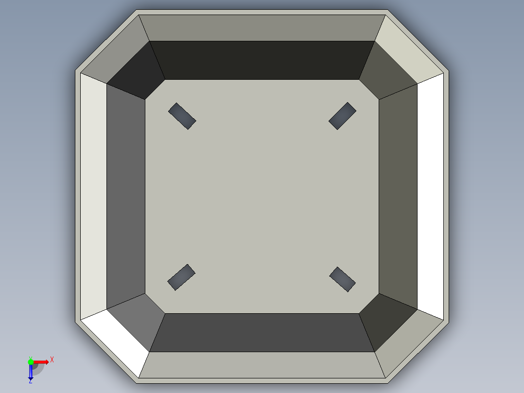 迷你花盆俯视图