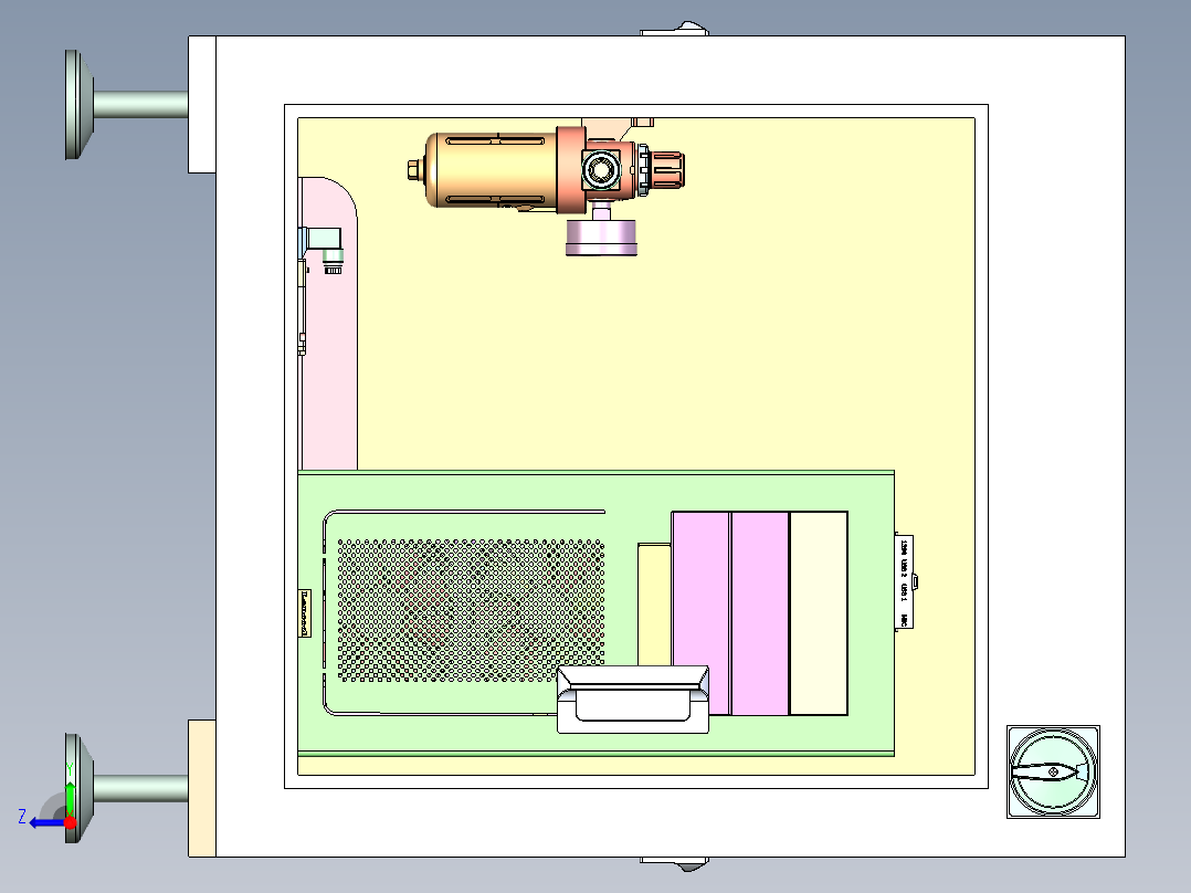 FS-450 烘焙食品氮气保鲜包装柜右视图