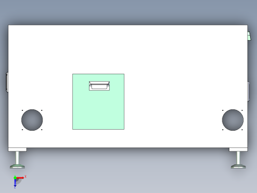 FS-450 烘焙食品氮气保鲜包装柜俯视缩略图