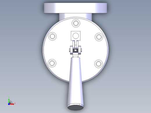 catia手压阀前视缩略图