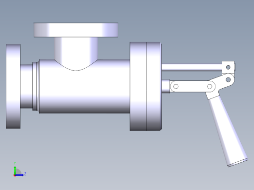 catia手压阀左视缩略图