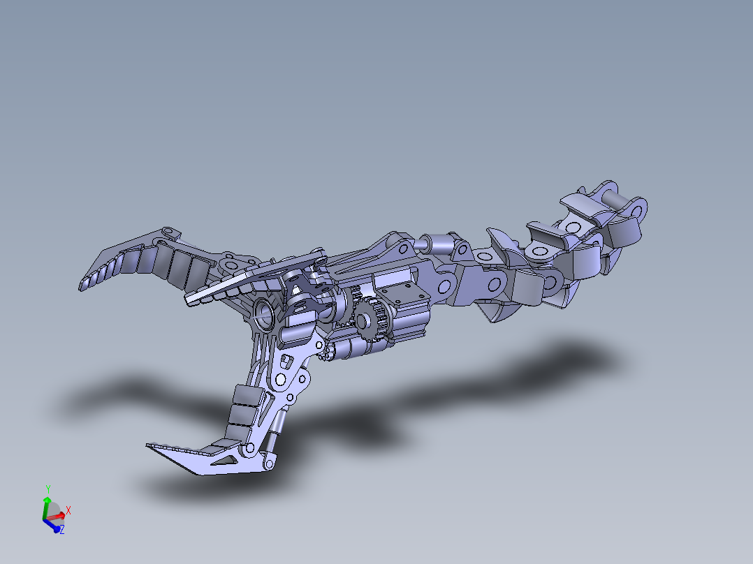 机械章鱼爪机械臂