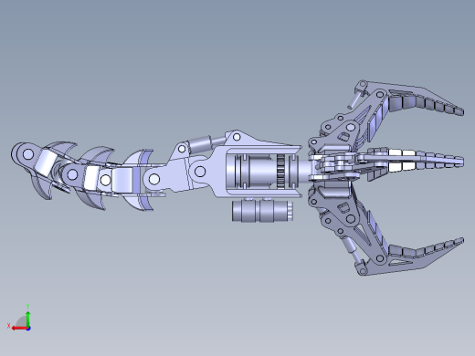 机械章鱼爪机械臂后视缩略图