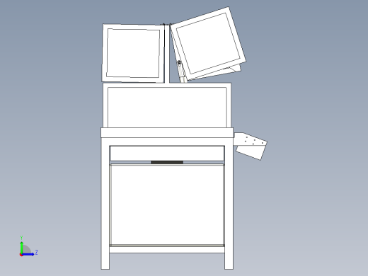 汽车天窗导轨倒角机左视缩略图