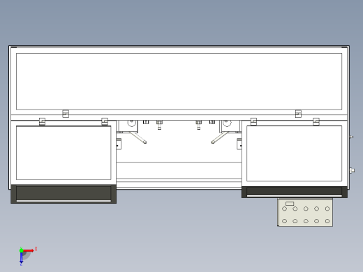 汽车天窗导轨倒角机俯视缩略图