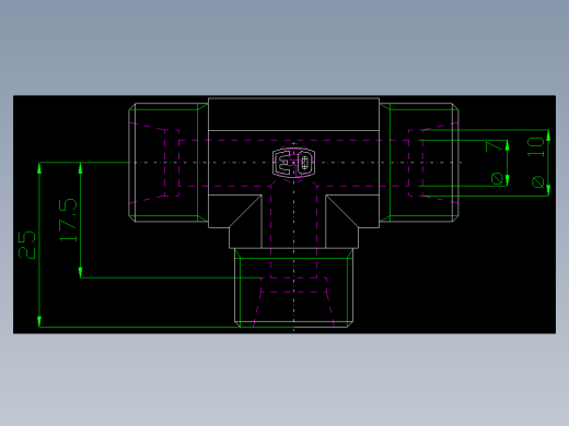 PARKER管接头EO Union tee T10S71X_front