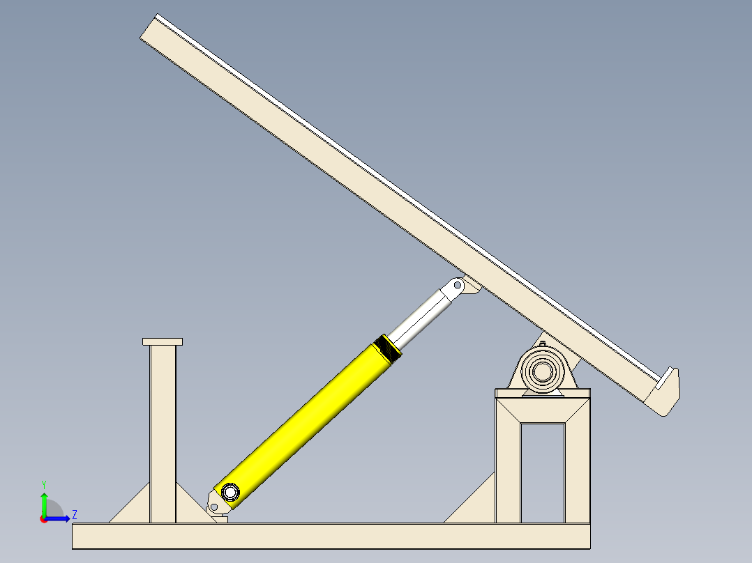 工作台hydraulic-mobile-workbench-1.snapshot.1--igs左视图