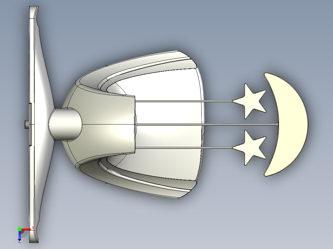 吊灯（氛围灯）俯视图