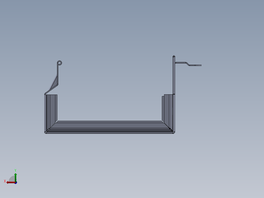 盒金属板52后视图