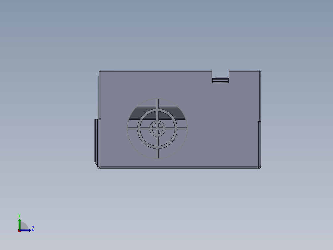 盒金属板52左视图