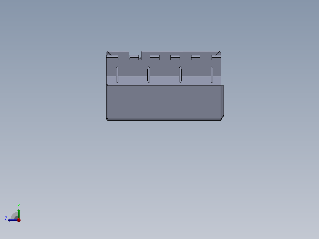 盒金属板52右视图