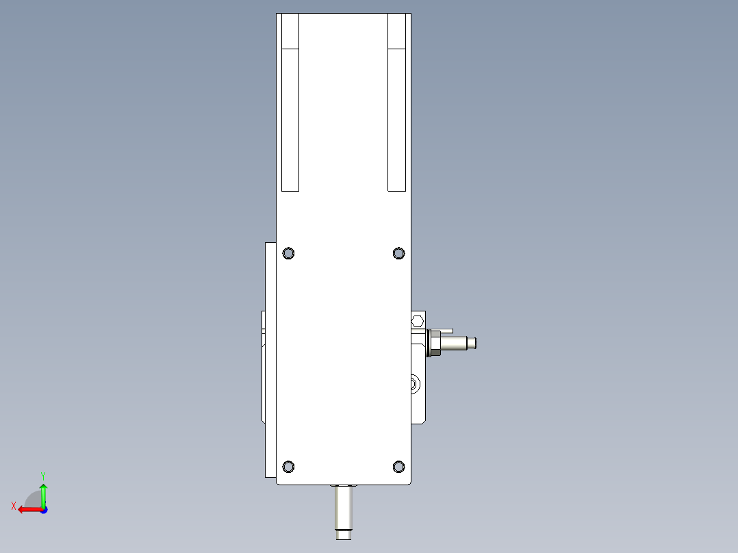 下压旋转机构--602050--50后视图