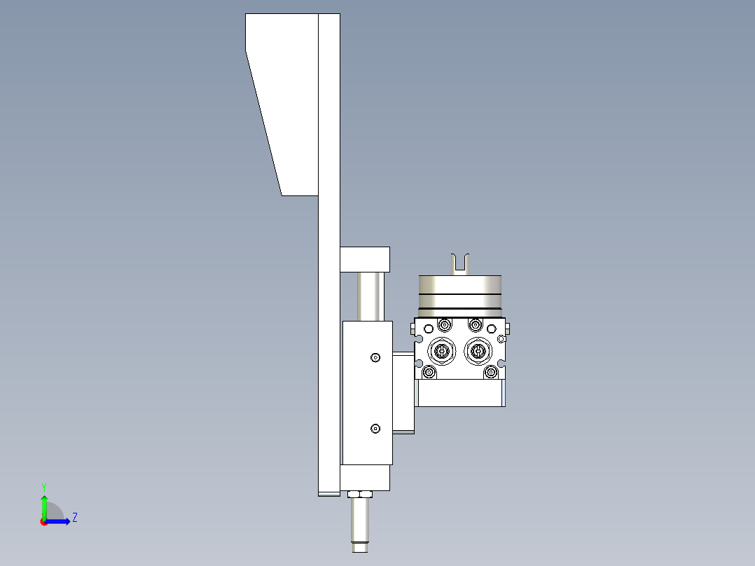 下压旋转机构--602050--50左视图