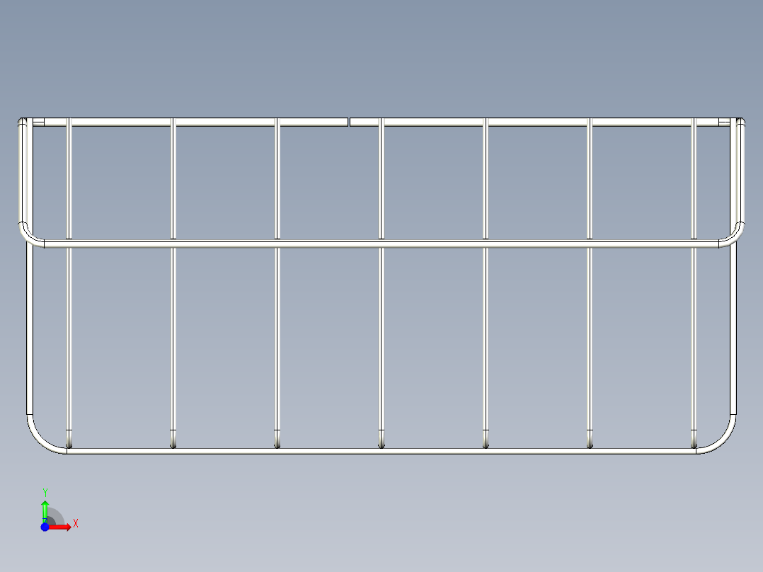 钢丝冷冻篮前视图