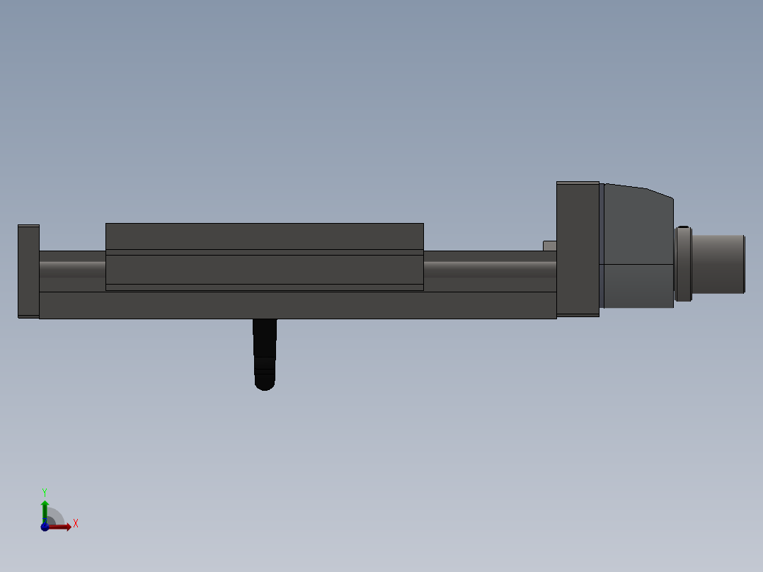 转换台 Elesa 型号 gn900_80_195_75_dn_2_50前视图