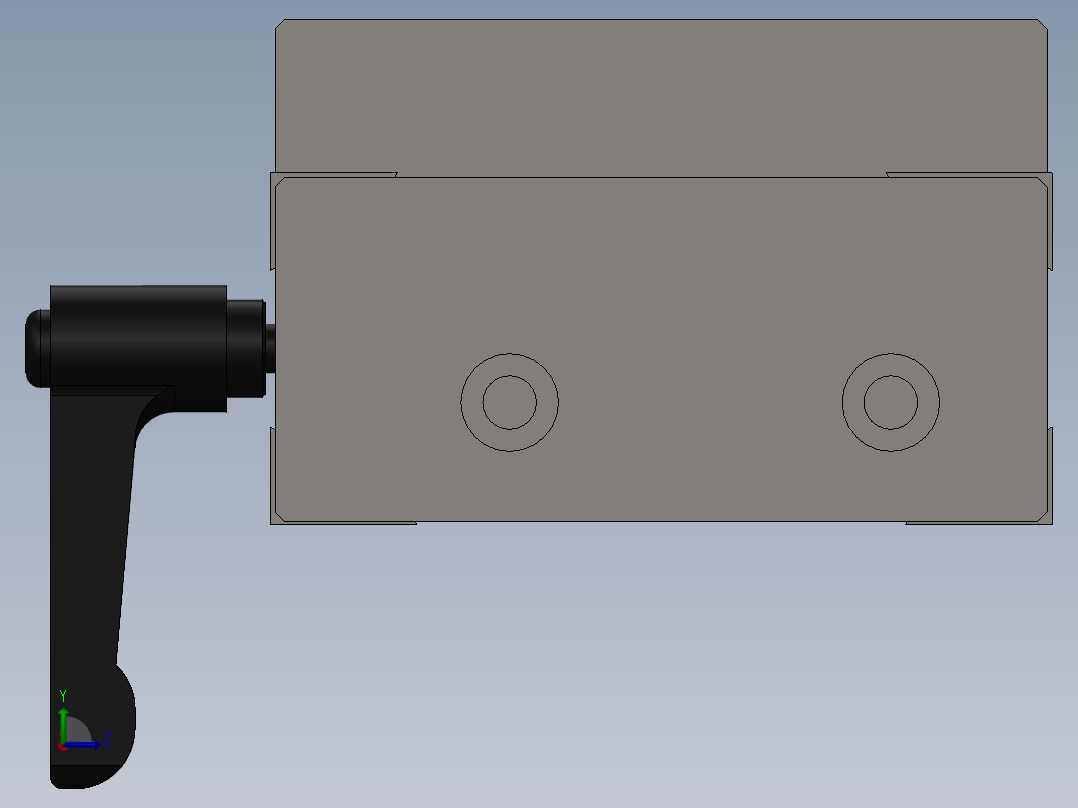 转换台 Elesa 型号 gn900_80_195_75_dn_2_50左视图