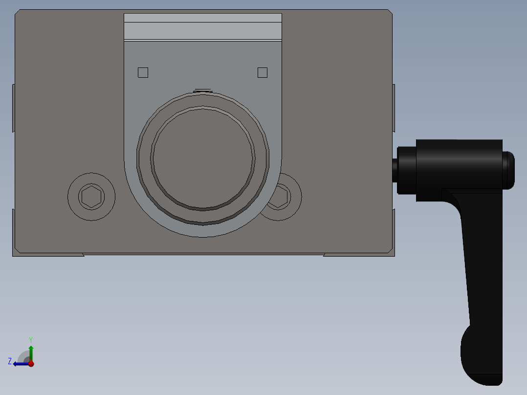 转换台 Elesa 型号 gn900_80_195_75_dn_2_50右视图