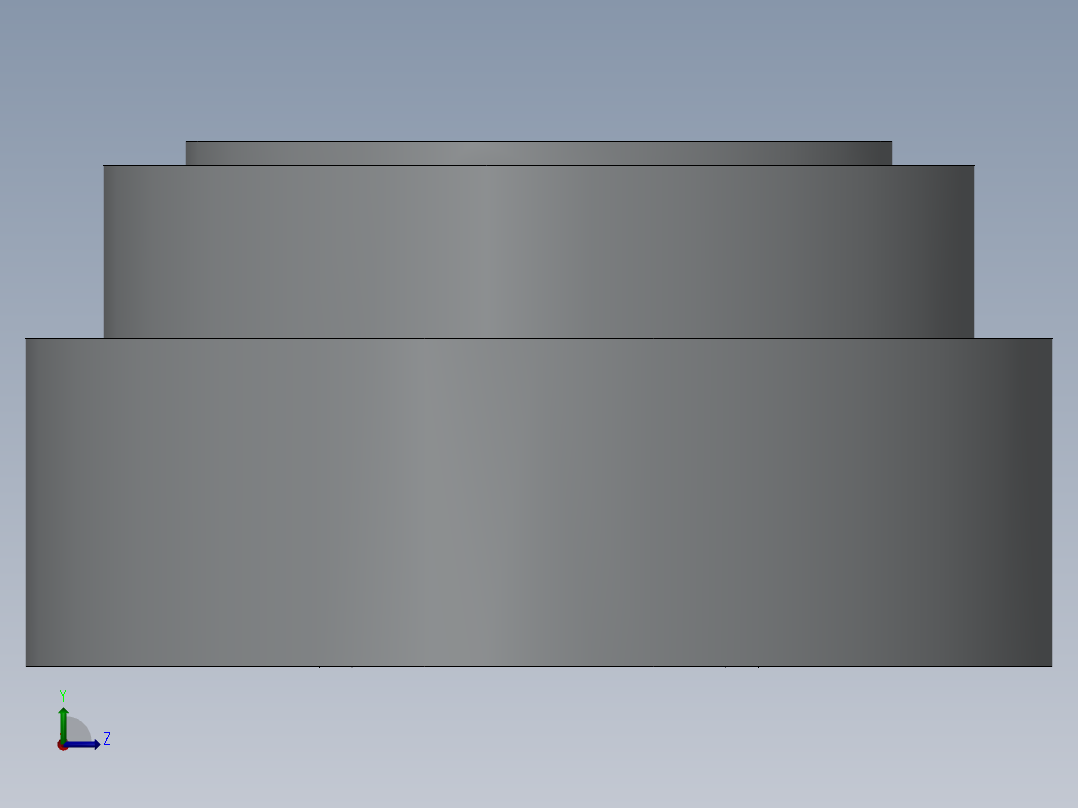 GRA-7E中空旋转台主视图