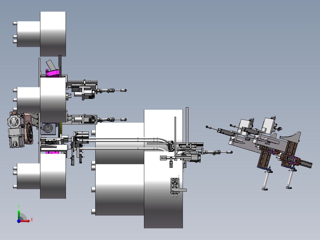 膨胀螺丝自动组装机前视图