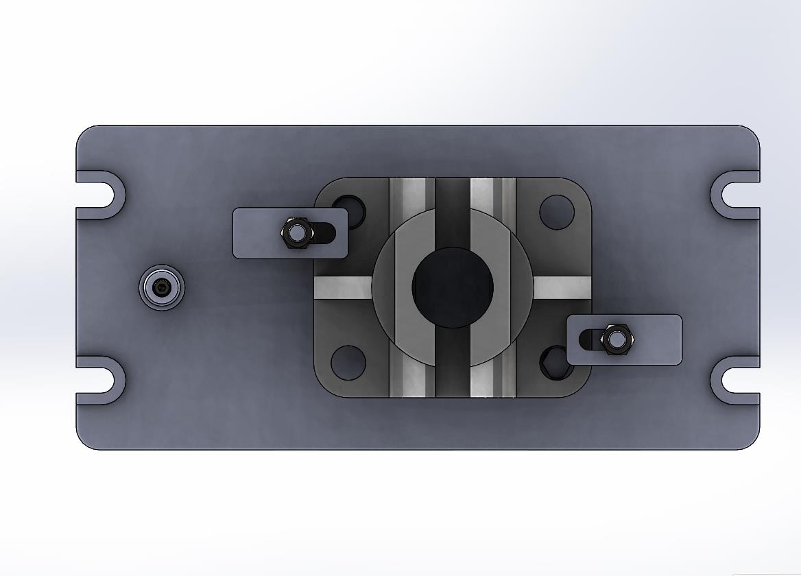 支座铣端面夹具（CAD图+SW三维）