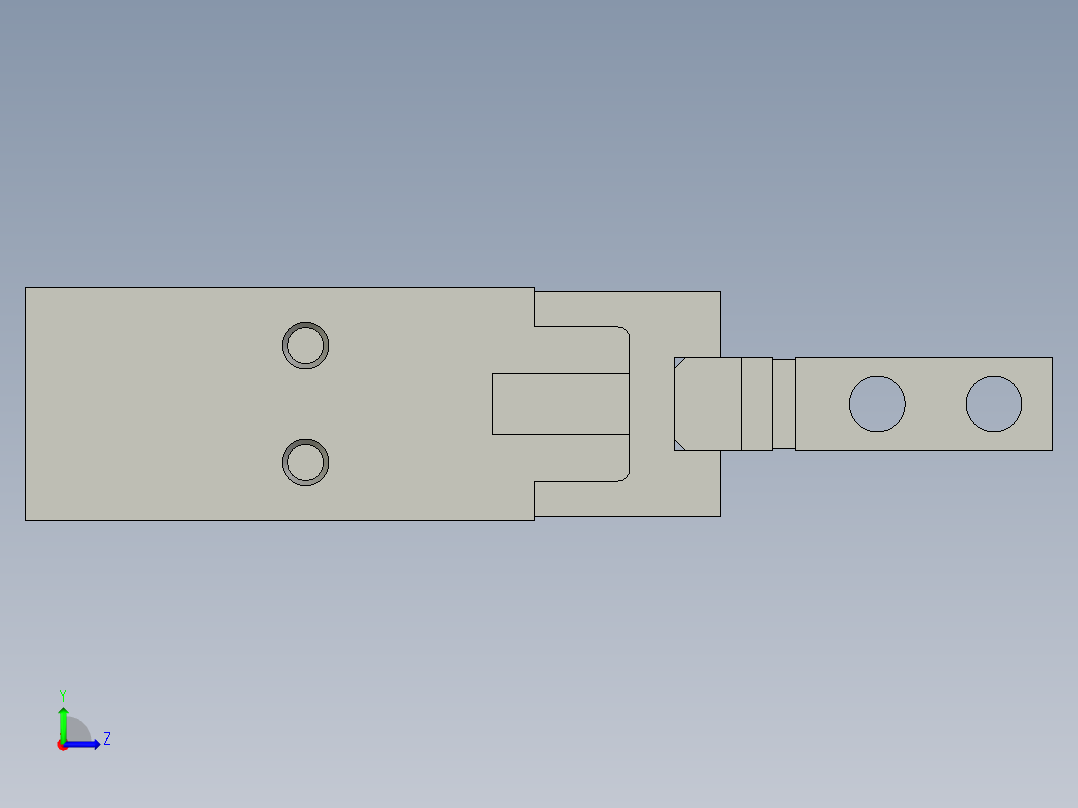 MHZA2-6D2_8气爪左视图