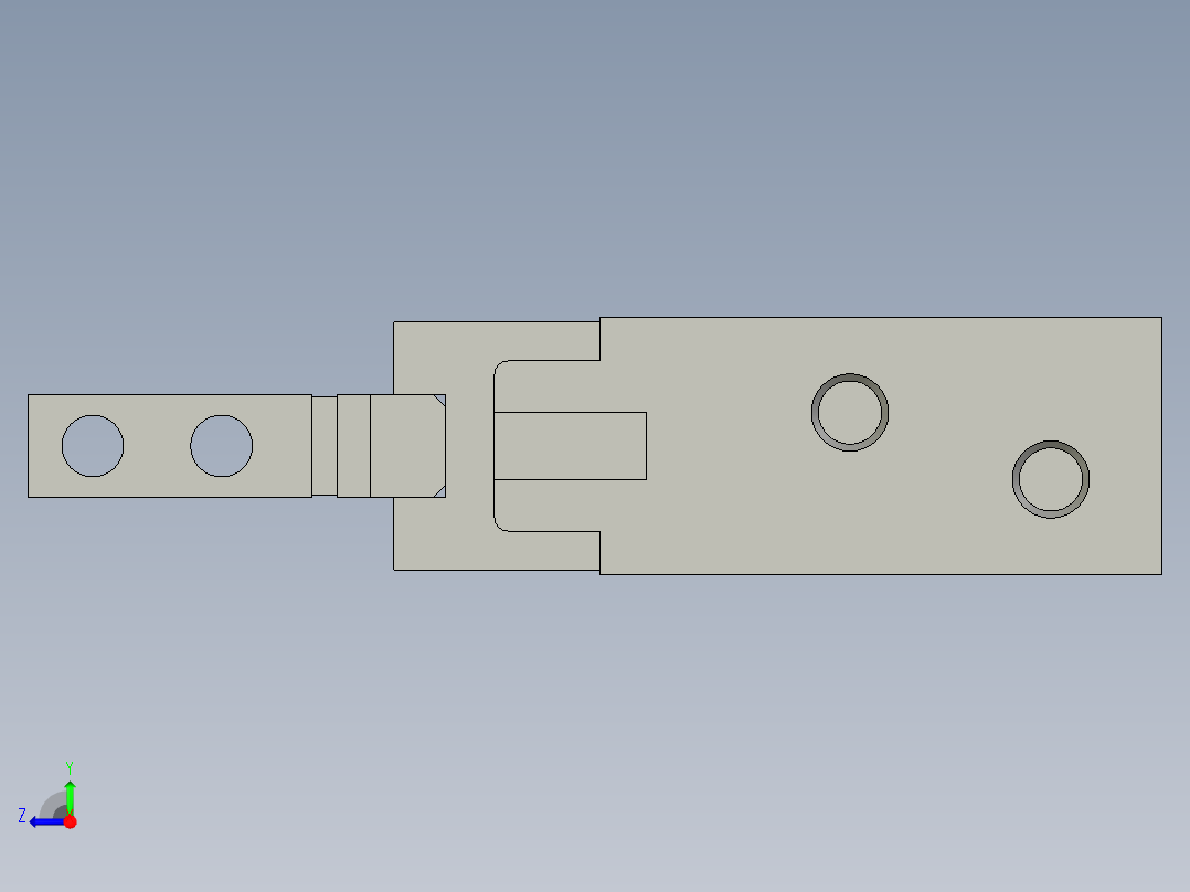 MHZA2-6D2_8气爪右视图