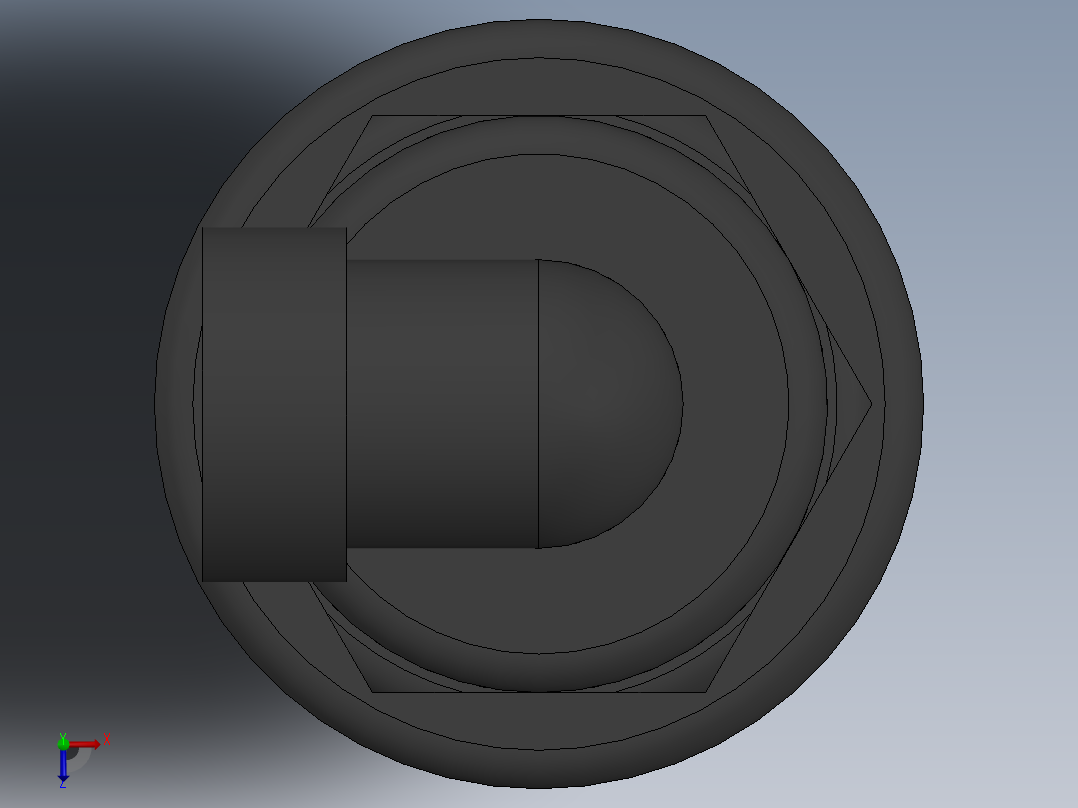 CROSS_DN25_PN10_U-PVC俯视图