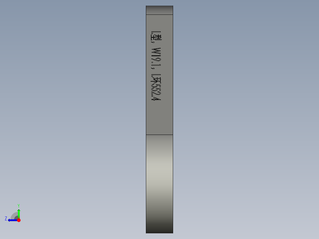 同步带L型(W191环长55245)右视图