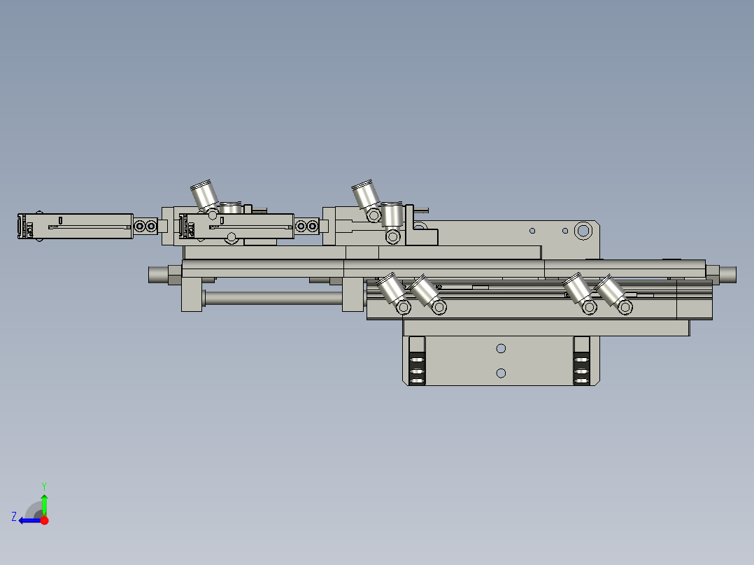 ASM-07-01-A-02OK料抓取夹抓部分机构右视图