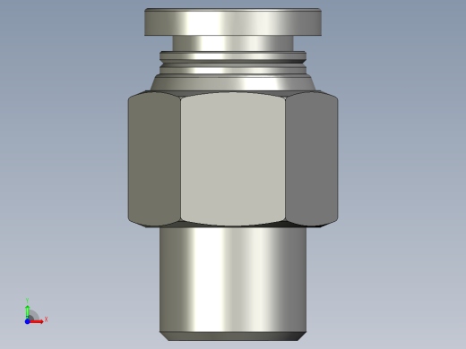 电磁阀接头PC601前视缩略图
