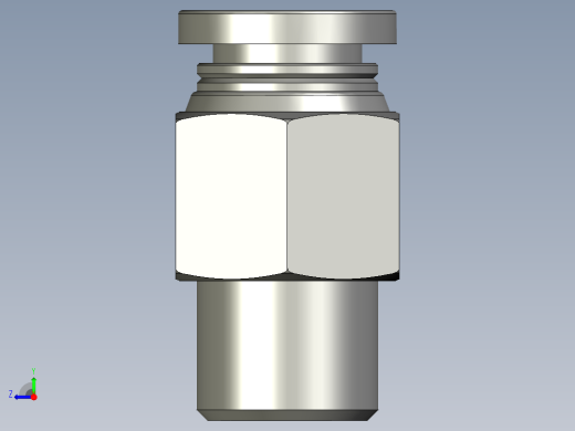 电磁阀接头PC601右视缩略图