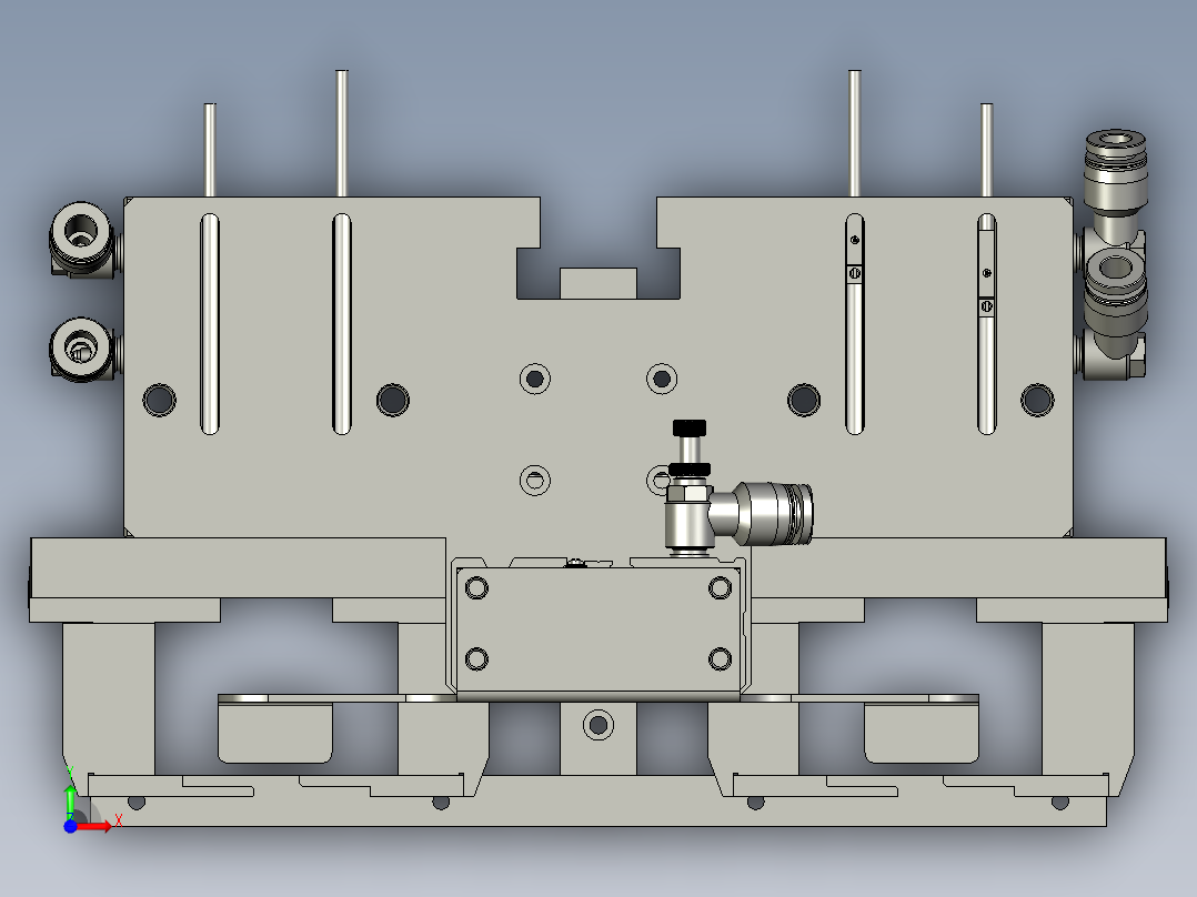 2018SOLIDWORKS03001剪刀运动机构前视图