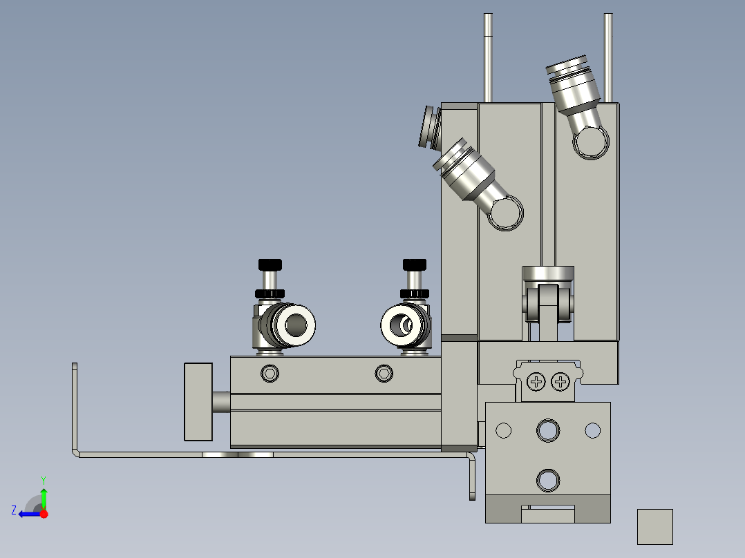 2018SOLIDWORKS03001剪刀运动机构右视图