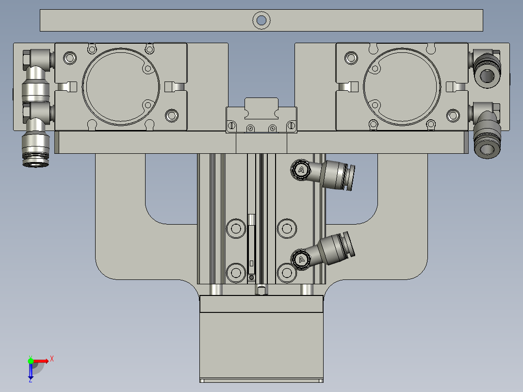 2018SOLIDWORKS03001剪刀运动机构俯视图
