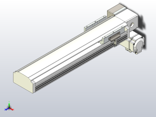 皮带直线轴半封闭可选导轨TPA-HNB-105D-90-L300-RP-Y-P20-N3