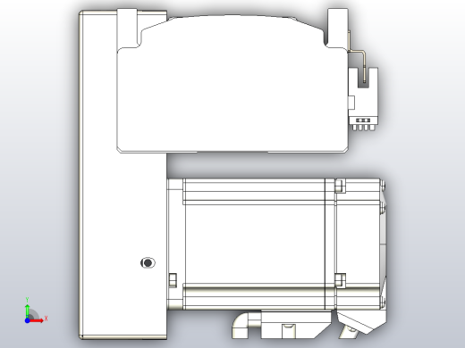皮带直线轴半封闭可选导轨TPA-HNB-105D-90-L300-RP-Y-P20-N3前视缩略图