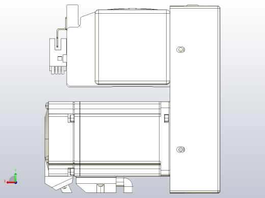 皮带直线轴半封闭可选导轨TPA-HNB-105D-90-L300-RP-Y-P20-N3后视缩略图